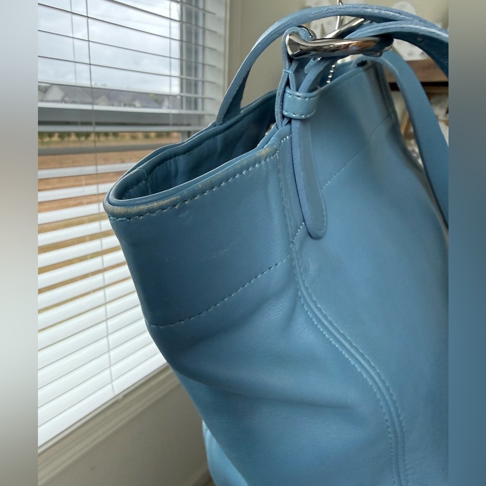 Coach Glacier Blue Waverly SoHo Buckle 4157 - Picture 6 of 10
